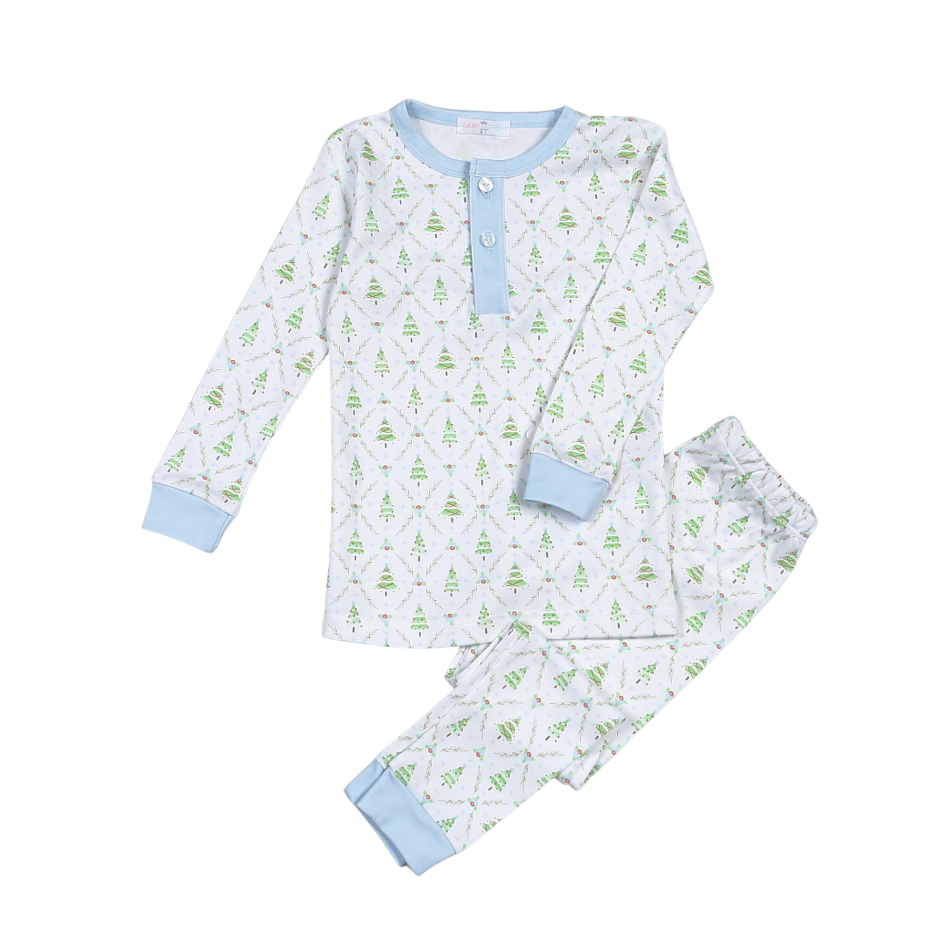 Holly Night Pima Two Piece Loungewear (Baby)