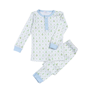 Holly Night Pima Two Piece Loungewear (Baby)