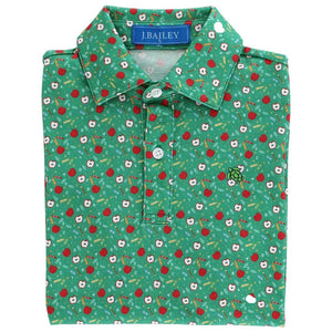 Back to School on Green Sport Polo