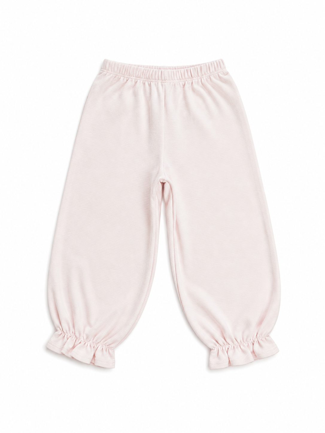 Light Pink Stripe Bloomer Pant w/ Ruffle