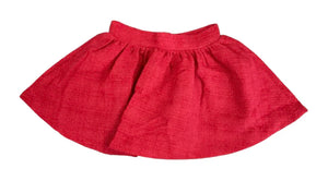 Red Tweed Skirt