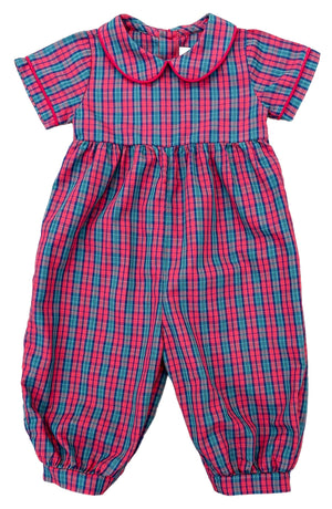 Red Plaid James Long Bubble (Baby)