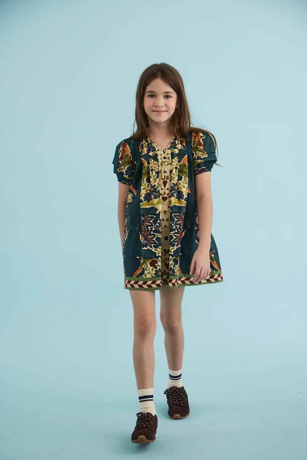Birds of a Feather Navy Jenkins Dress