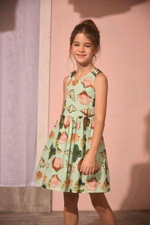 Mint Somers Shell Mini June Dress