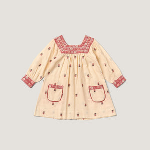 Petite Flower Emb Adelle Dress