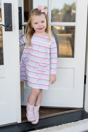 Knit Stripe Lennon Dress