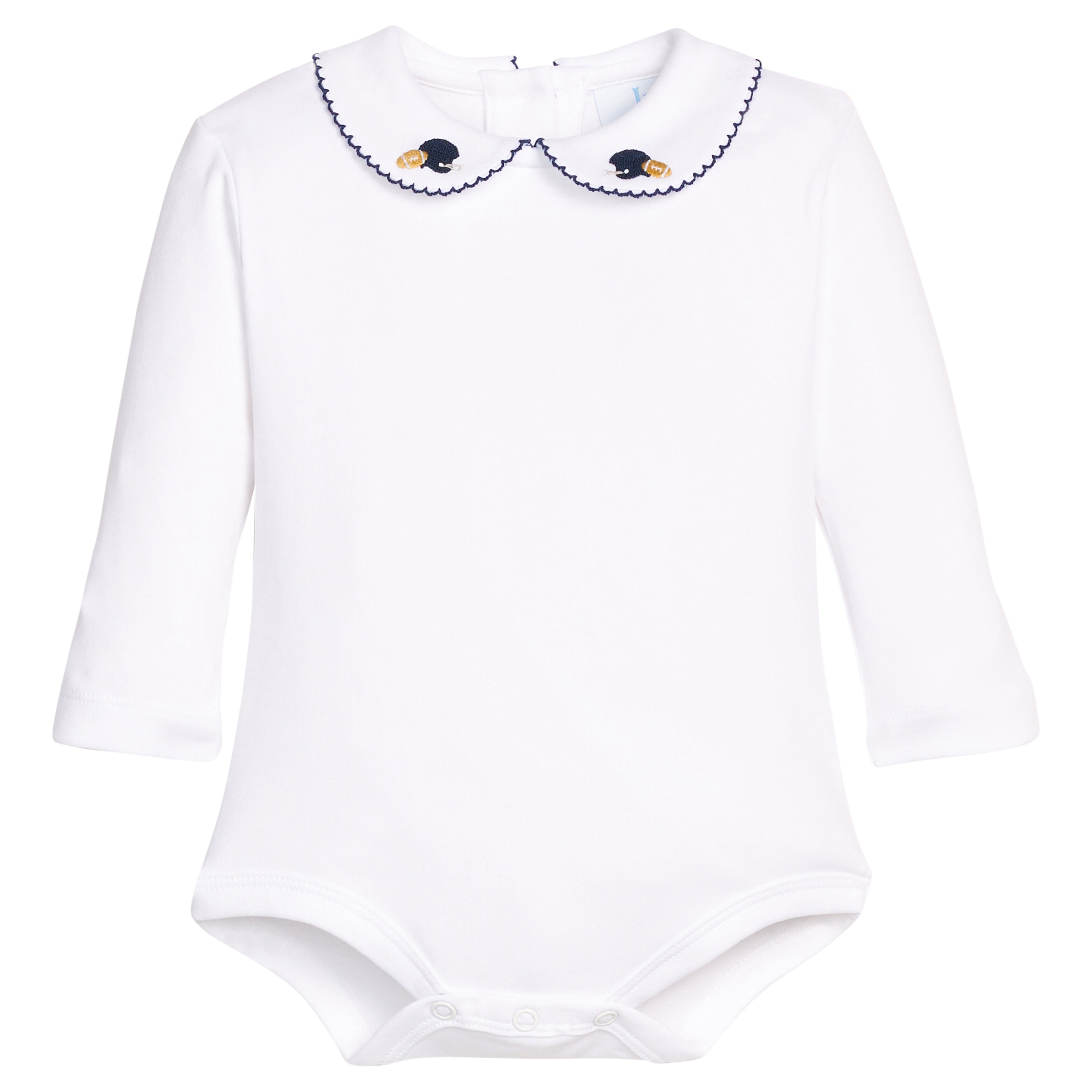 Football Helmet LS Pinpoint Onesie