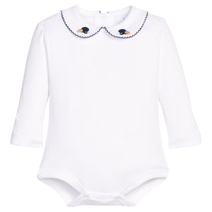 Football Helmet LS Pinpoint Onesie