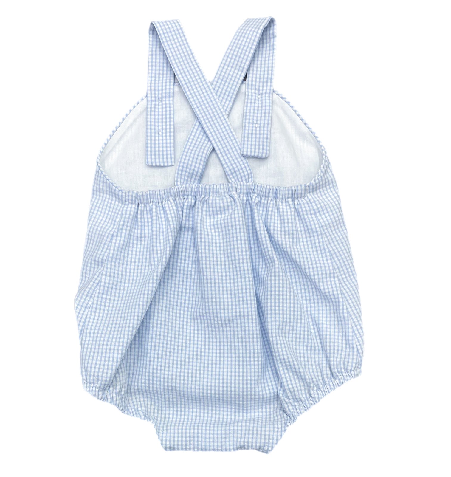 Louie Mini Blue Seersucker Bubble