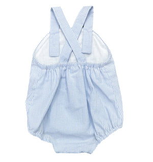 Louie Mini Blue Seersucker Bubble