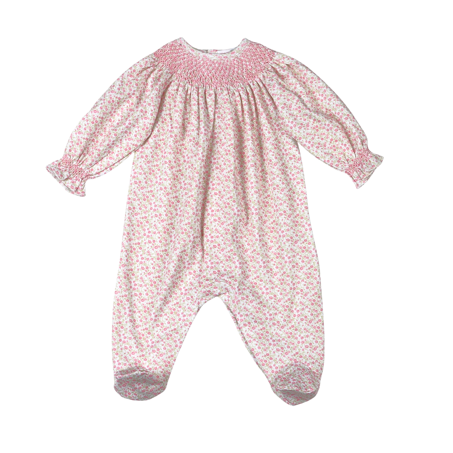 Melody Hand Smock Bishop Footie