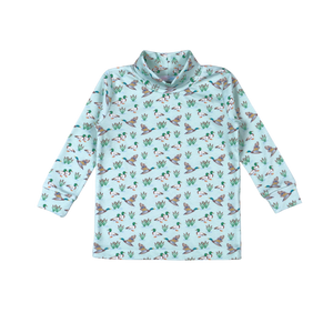 Mallard Ducks Pima Turtleneck