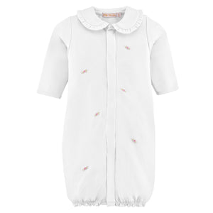 Sweet Roses All-Over Emb Pima Converter Gown