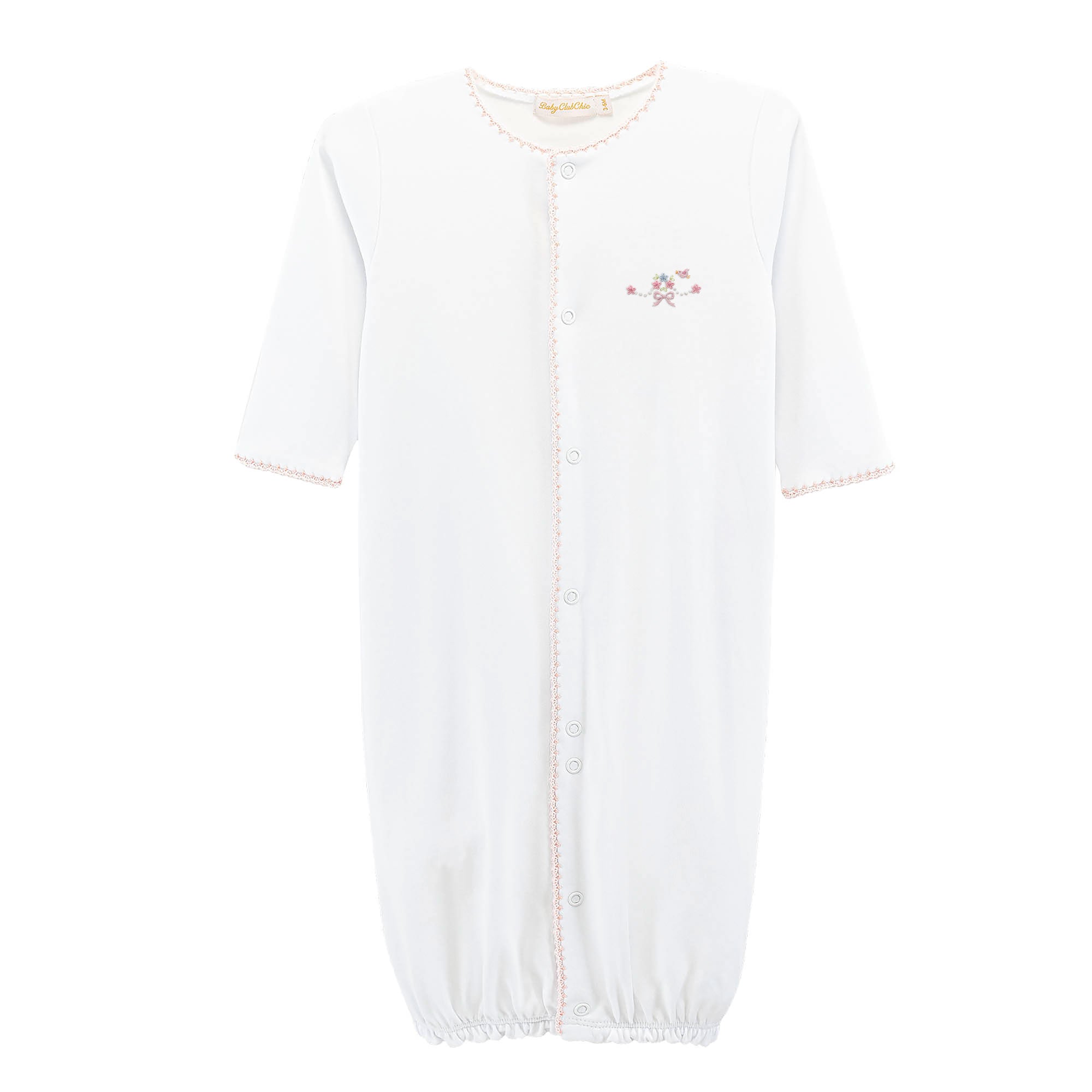 Sweet Bows Conv Gown w/ Crochet Trim