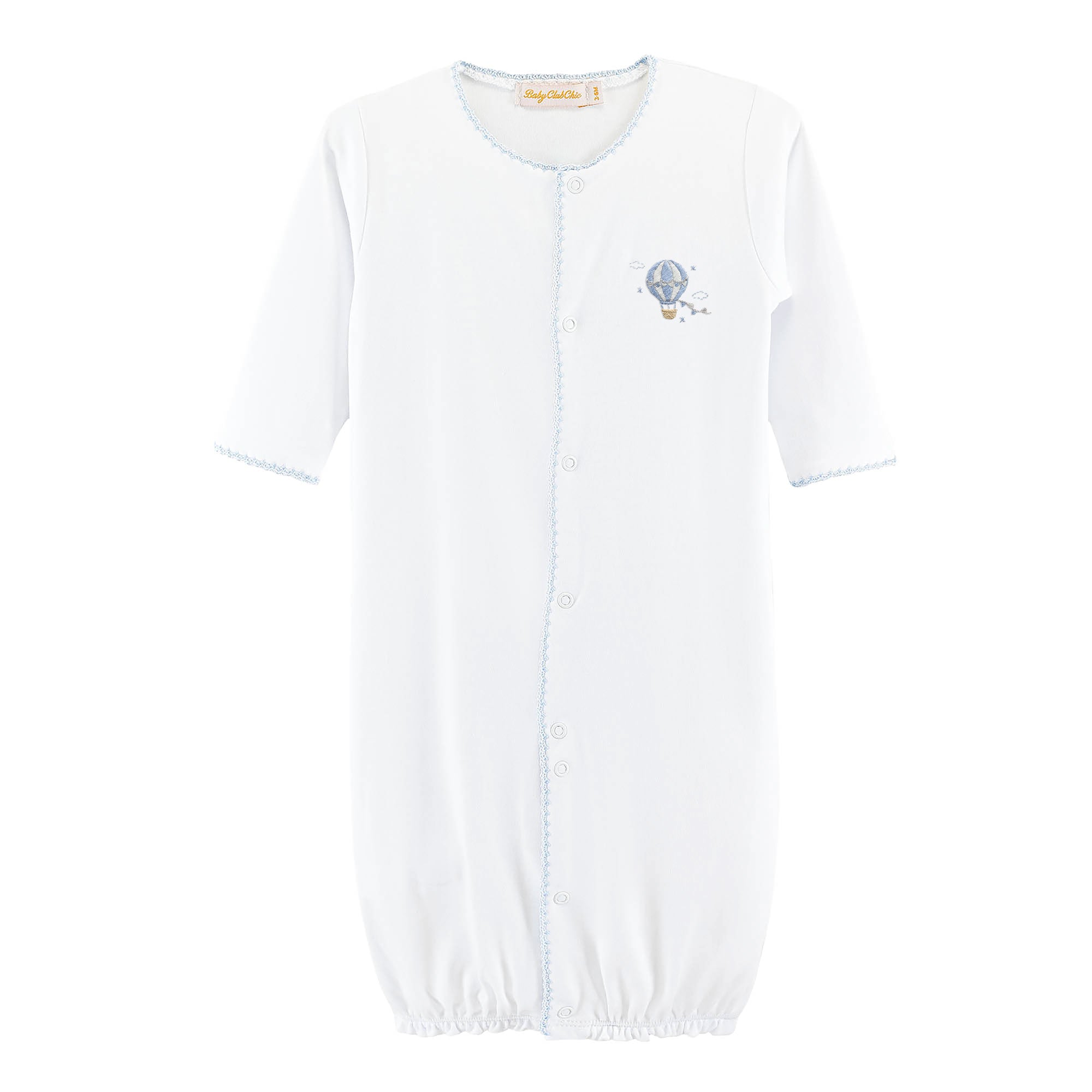 Let's Fly Together Conv Gown w/ Crochet Trim