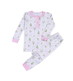 Nutcrackers Pima Two Piece Loungewear (Big Kid)