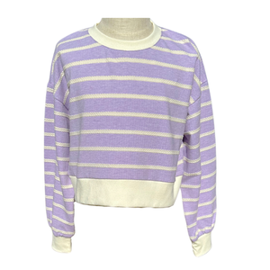 Natalie Purple Stripe Top