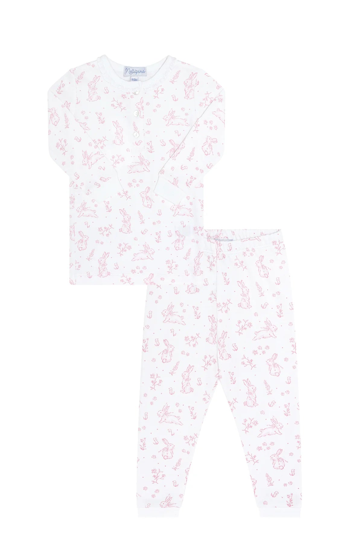Pink Bunny Two Piece Pajama (Toddler)