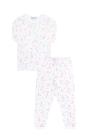 Pink Bunny Two Piece Pajama (Toddler)