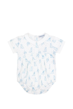 Blue Puppy Love LS Emb Bubble