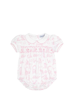 Pink Lone Star Toile Bubble