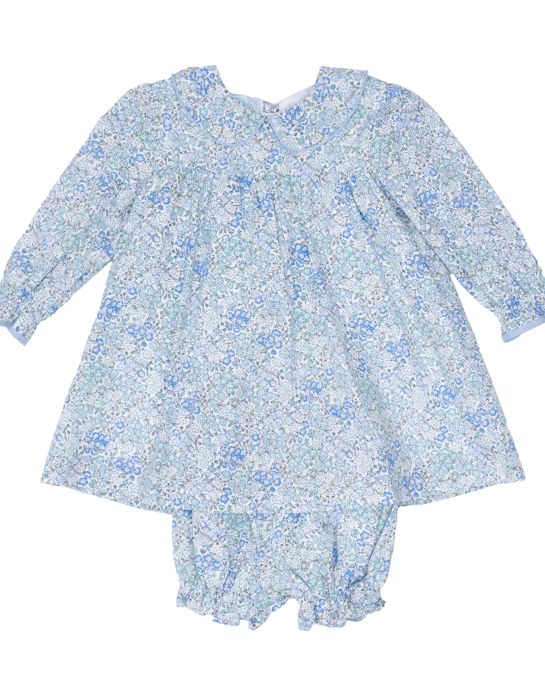 Betsy Bloomer Set - Lt Blue Floral (Baby)