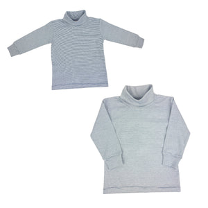 Boy's Thin Stripe Turtleneck (Baby)