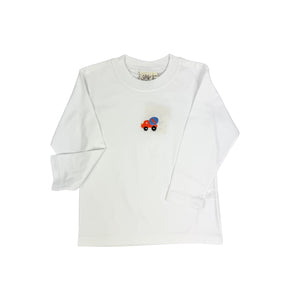 White Cement Truck LS Shirt (Kid)