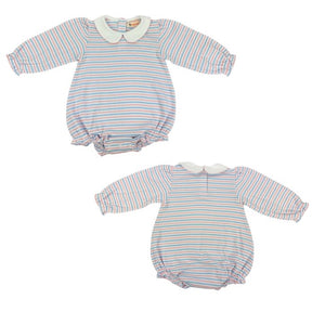 Pink, Blue & White Stripe Peter Pan Bubble (Toddler)