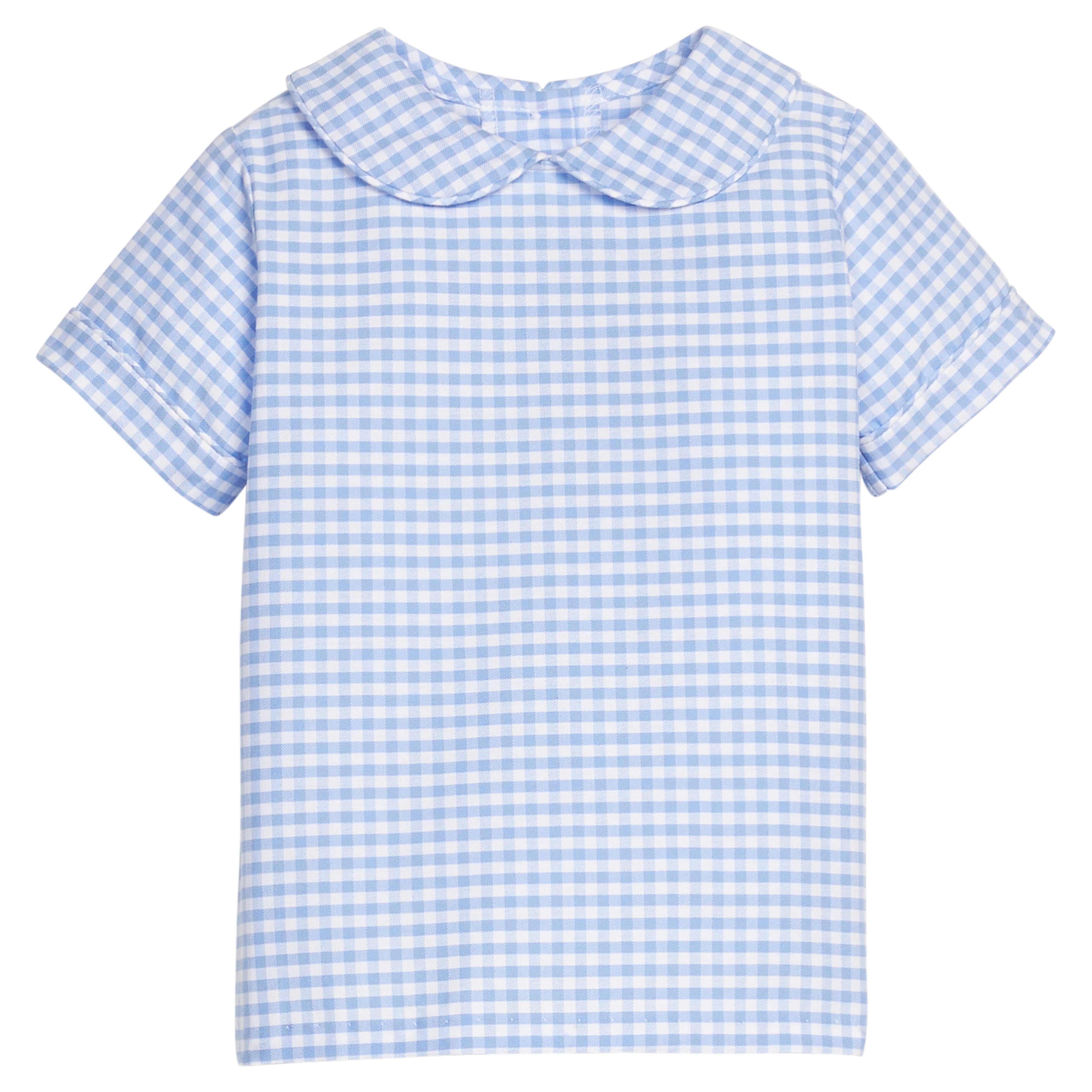 Mayfair Gingham Short Sleeve Peter Pan Shirt