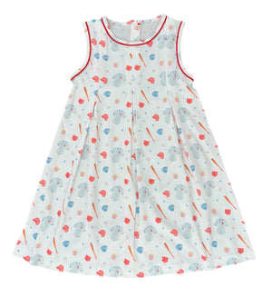 Keep Your Eye on the Ball Knit Penny Pleat Dress