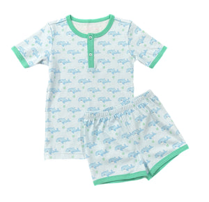 O'Whale Boys Two Piece Short Jammies