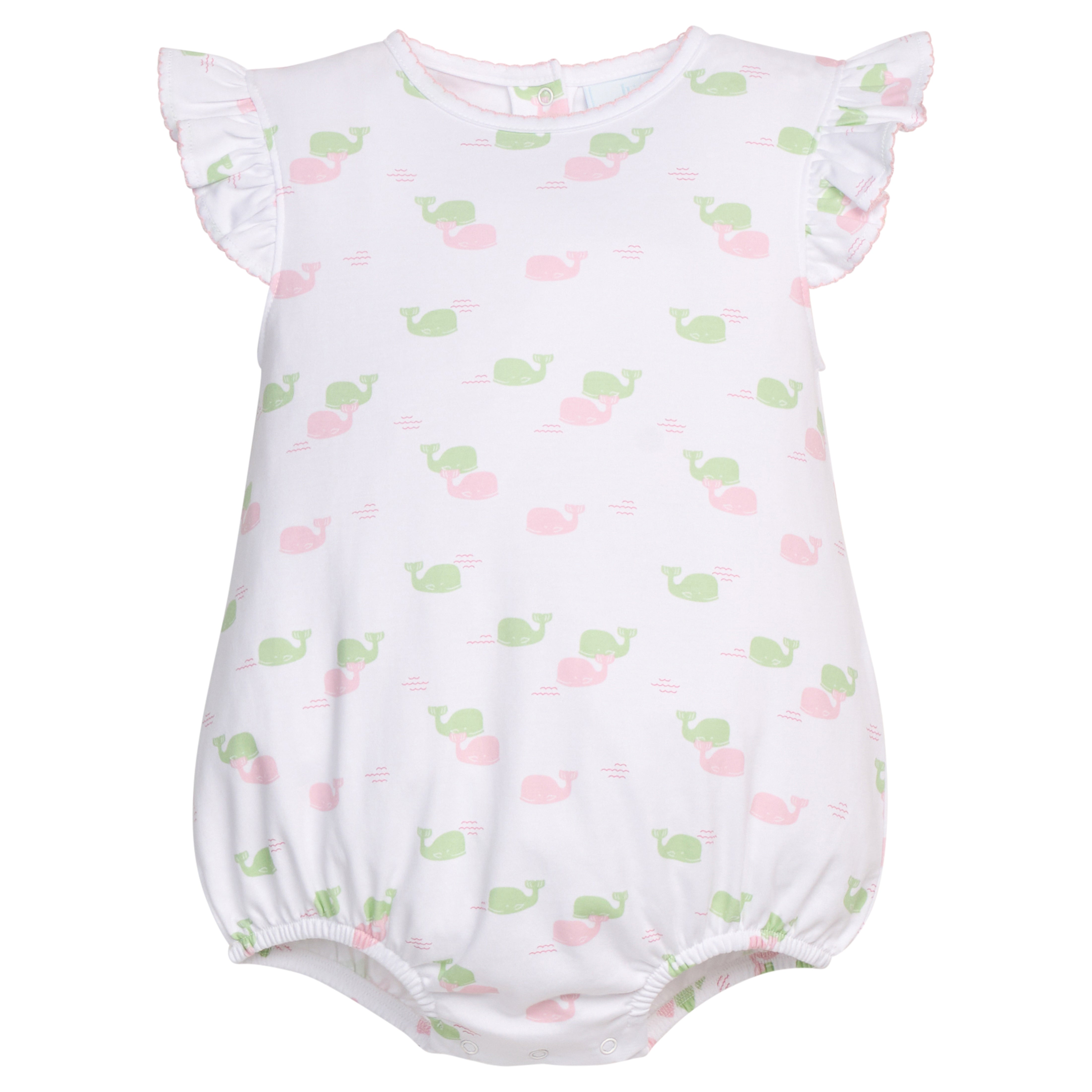 Pink Whales Angel Sleeve Bubble