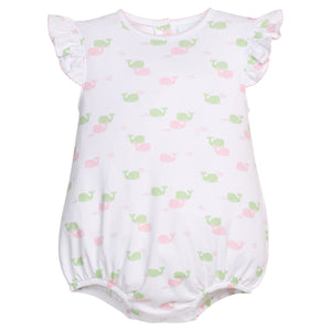 Pink Whales Angel Sleeve Bubble