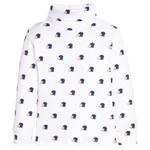 Football Helmets Printed Turtleneck