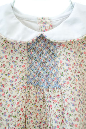 Mini Tan Floral Emmie Bubble (Baby)