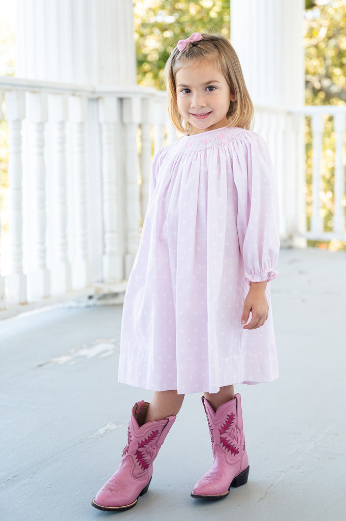 Pink Hearts Helen Dress