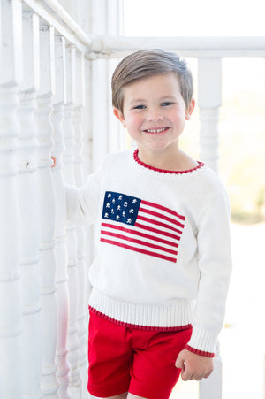 American Flag Sweater