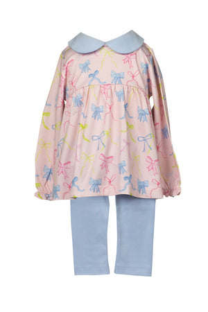 Ribbon LS Tunic Set