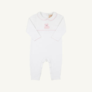 Pink Bear Robbins Romper