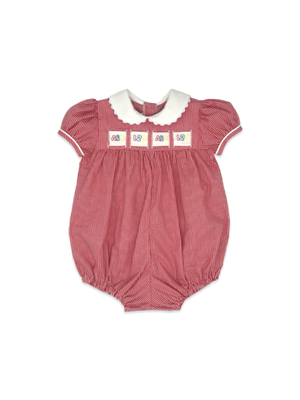 Ruth Ribbon Bubble - Ridgeland Red (Baby)