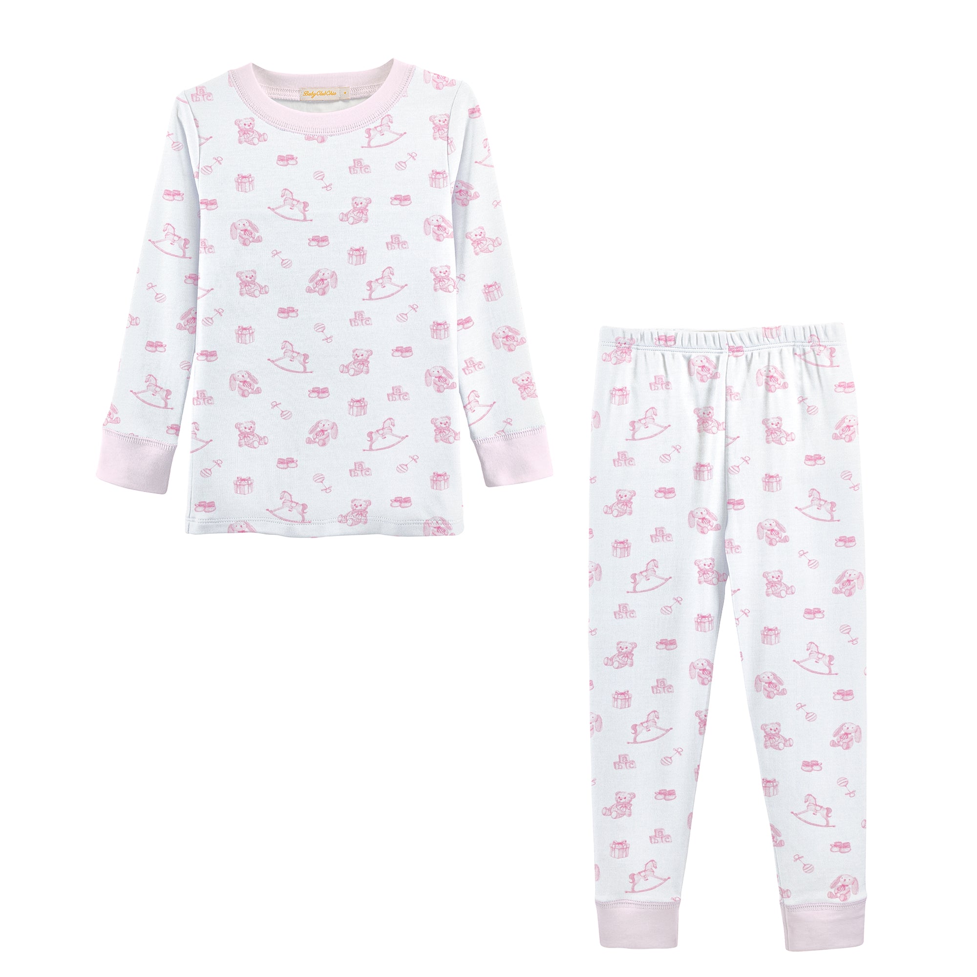 Pink Tiny Baby Toys Girl Printed Kid Set (Toddler)
