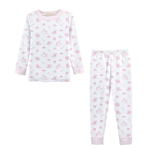 Pink Tiny Baby Toys Girl Printed Kid Set (Toddler)
