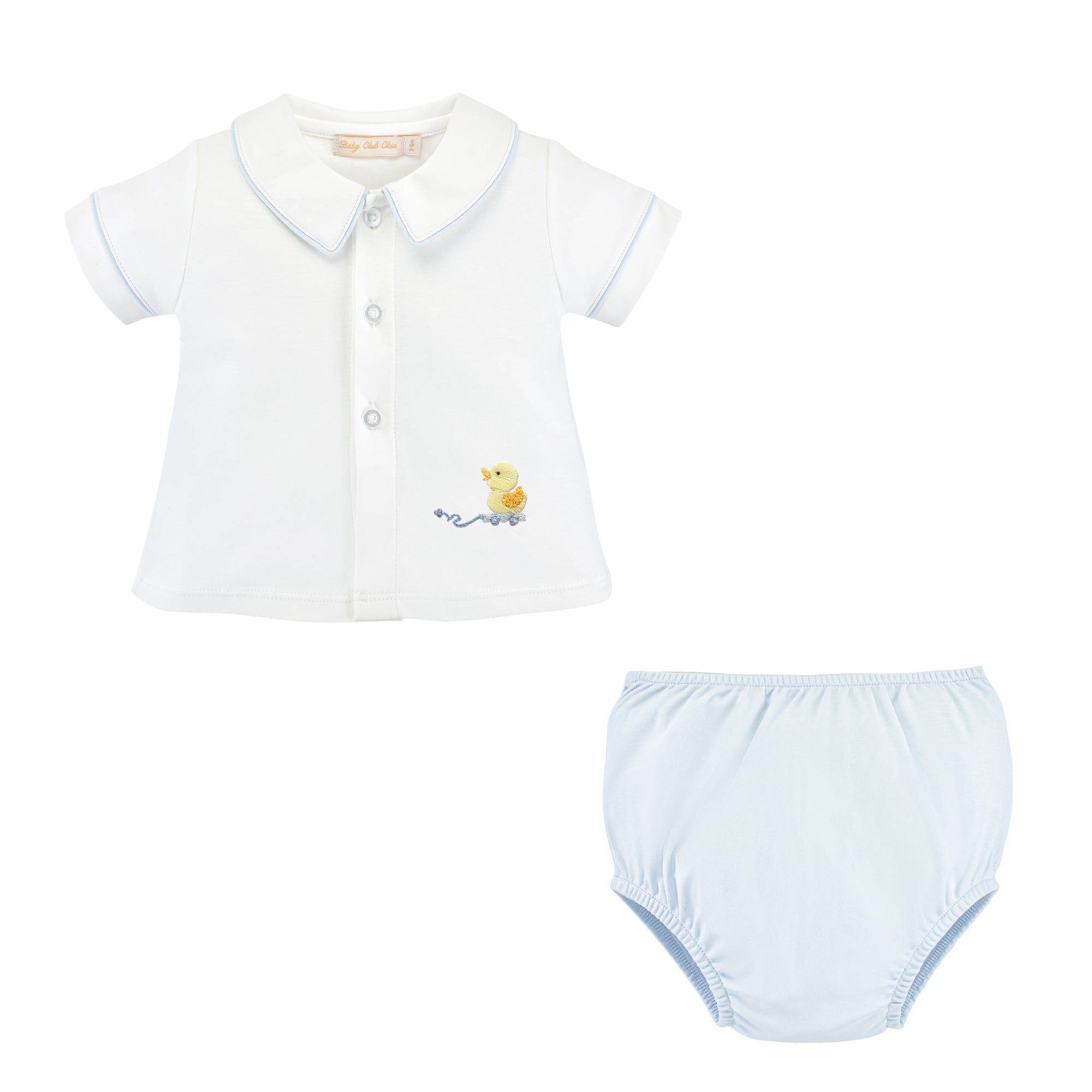 Boy Tiny Duckling Diaper Cover Set