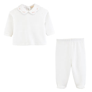 Girl English Knot Top and Pant Set (Baby)