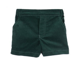 Holly Jolly Green Velvet Short Set (Toddler)