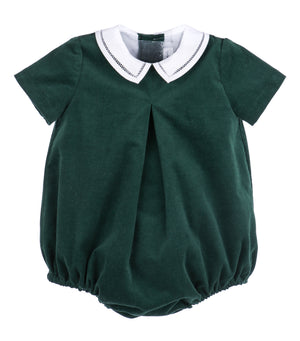 Holly Jolly Green Velvet Bubble (Infant)