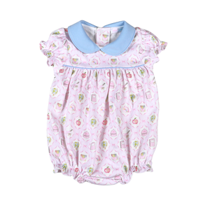 School Time Pima Scallop Collar Bubble