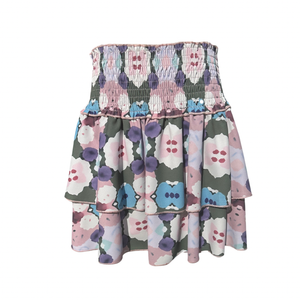 Scottie Teal Ink Blot Skirt