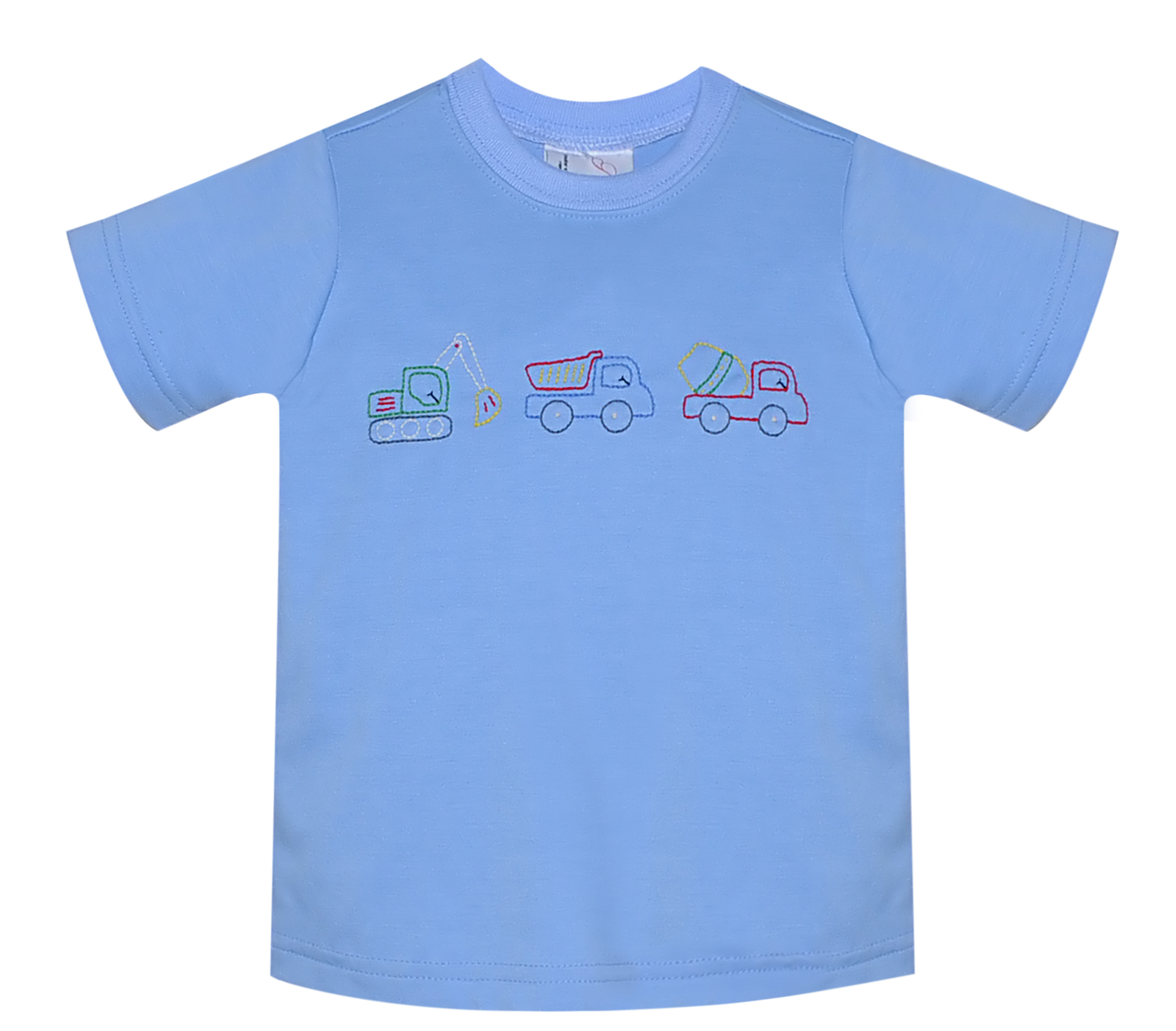Houston Blue Shirt- Construction Trucks (Toddler)
